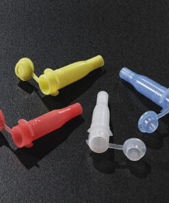 COPA MUESTRA CON TAPA MULTICOLORES 1000pzs. | GLOBE SCIENTIFIC